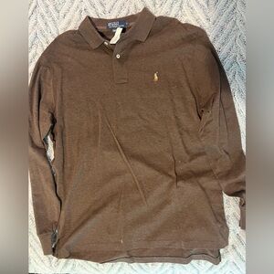 Ralph Lauren Men's Chocolate Polo Shirt
